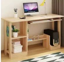 Bàn học gỗ cho bé có kệ để sách BGK08