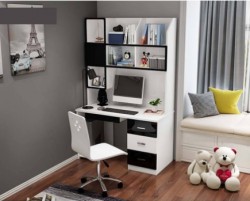 Bàn học gỗ công nghiệp liền giá sách BGK13 ( Chưa có ghế )