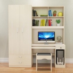 Bàn học sinh gỗ liền tủ quần áo BGK21 ( Chưa có ghế )