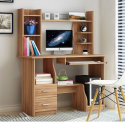 Bàn học gỗ kết hợp giá sách BGK22 ( Chưa có ghế )