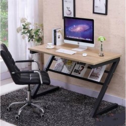 Bàn làm việc chân sắt mặt gỗ dài 1.2 mét BCZ02