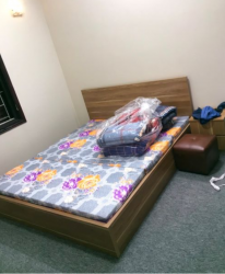 Mẫu giường ngủ gỗ công nghiệp mdf dày 17mm đơn giản đẹp và giá rẻ GCN04 