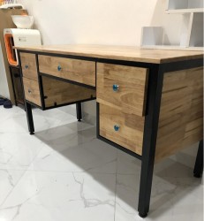 Bàn chân sắt hiện đại giá rẻ có ngăn kéo BSK33