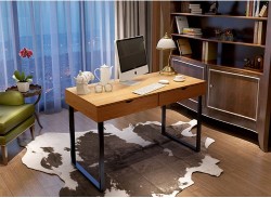 Bàn chân sắt mặt gỗ có ngăn kéo BSK32