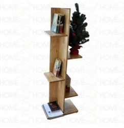 Kệ gỗ tự nhiên trang trí hiện đại KSG34
