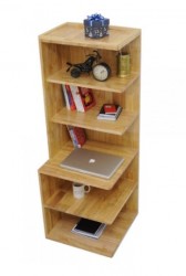 Kệ sách gỗ tự nhiên đứng KSG29