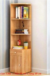 Kệ giá sách góc gỗ để đồ trang trí giá rẻ KSG24