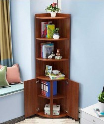 Kệ sách trang trí kiểu đứng góc tường KSG23