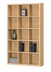 Kệ sách gỗ kiểu đứng hình chữ nhật 5 tầng KSG14