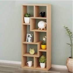 Kệ gỗ nhiều ngăn để sách trang trí độc đáo kiểu đứng KSG08