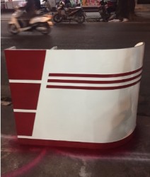 Bàn quầy tiếp tân nhà hàng dài 1.2 mét BQ18