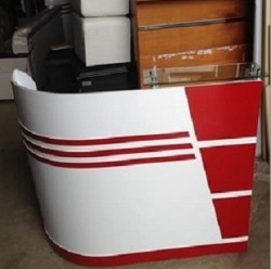 Bàn quầy thu ngân quán bar dài 1m BQ17