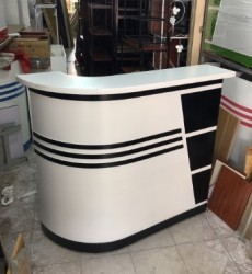 Quầy lễ tân khách sạn dài 1m4 BQ14