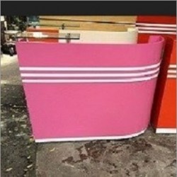Bàn quầy lễ tân cong trái dài 1.2m BQ09