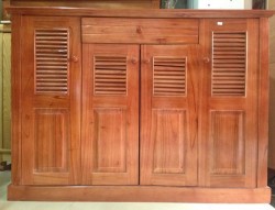 Tủ gỗ tự nhiên đựng giày dép cao cấp KĐG22