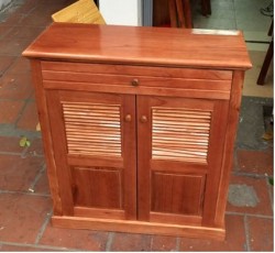 Tủ gỗ xoan đào để giày dép nhỏ gọn KĐG21