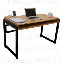 Bàn làm viêc cơ quan mặt gỗ tự nhiên chân sắt BNK05