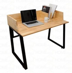 Bàn làm việc cơ quan gỗ tự nhiên có vách ngăn BNK09
