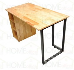 Bàn học tập cho bé ở nhà có hộc 3 ngăn liền chân BNK12