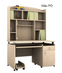 Bàn học liền giá sách cho bé ST12H