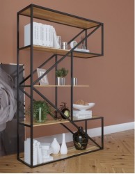 Mẫu kệ sắt trang trí độc đáo kiểu đứng hình chữ C KGS34