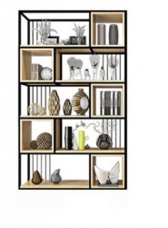 Kệ sắt đợt gỗ công nghiệp kiểu đứng 5 tầng KGS27