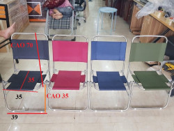 Ghế dù xếp Inox nhỏ gọn GXI-04