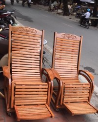 Ghế thư giãn gỗ sồi G75