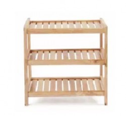 Kệ gỗ tự nhiên 3 tầng để giày 45cm K345