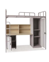 Giường sắt liền bàn học gỗ Nội thất 190 JSV