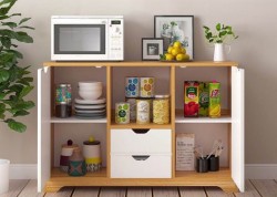 Tủ để đồ nhà bếp đa năng bằng gỗ công nghiệp KVS28