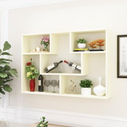 Giá sách gỗ đẹp treo tường GS81