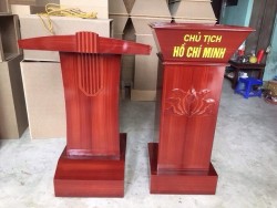 Bục phát biểu gỗ công nghiệp PU BPB01