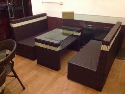 Ghế sofa nhựa giả mây SF70 ( Giá chưa có bàn, áp dụng cho 1 ghế dài 1m)