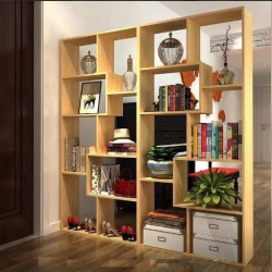 Kệ gỗ trang trí vách ngăn kiểu đứng KSG56