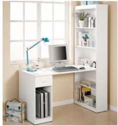 Bàn học gỗ có kệ giá sách liền bàn BGK03