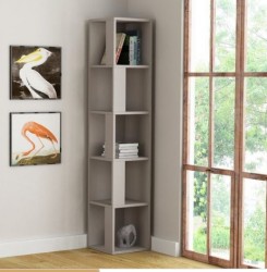 Kệ gỗ trang trí đựng sách đứng góc KSG67