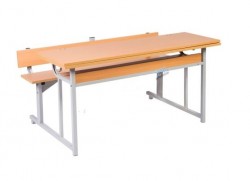 Bàn liền ghế bán trú cho học sinh tiểu học Hòa Phát BBT102BG