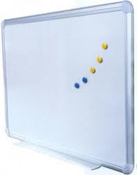 Bảng viết bút từ trắng 60x80 khung to