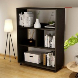 Kệ gỗ trang trí di động đựng sách rộng 80cm KGX02