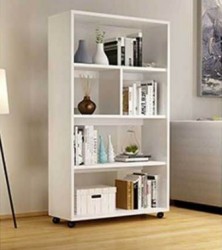 Kệ gỗ đựng hồ sơ và tài liệu di động rộng 80cm KGX04