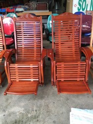 Ghế thư giãn gỗ xoan đào pha căm xe G76