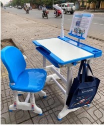 Bàn ghế học sinh thông minh BHS06 ( tặng kèm túi )