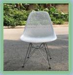 Ghế nhựa PP lưới chân mạ crom GCF35