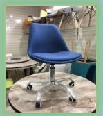 Ghế bar chân xoay mạ crom GCF36