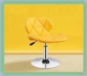 Ghế cafe bọc da chân mâm mạ GCF40