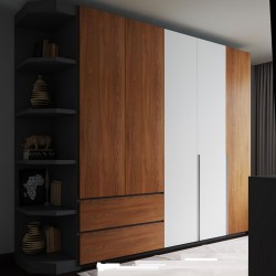 Tủ quần áo phong cách Châu Âu TQA44