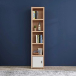 Kệ sách 5 tầng có ngăn tủ KG02