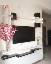 Bộ kệ tivi treo tường dài 1m2 KTV05