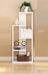 Kệ gỗ trang trí 4 tầng kiểu đứng KSG71